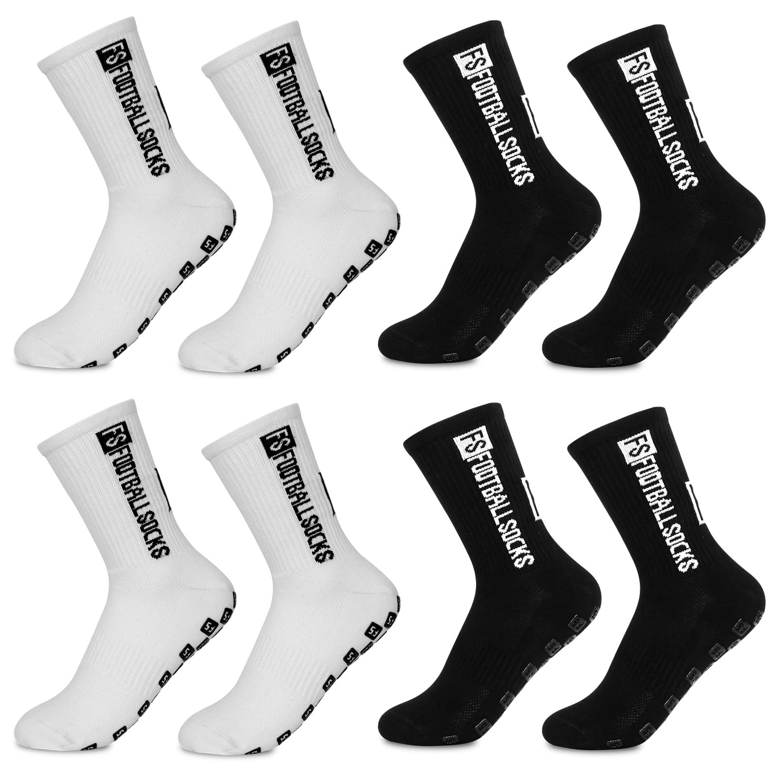 Fußball Socken für Kinder Sportsocken Anti Rutsch Grip Socken Fussball 31-39 Rutschfeste Fußballsocken Fußball Zubehör Football Socks für Fussball Basketball Laufen