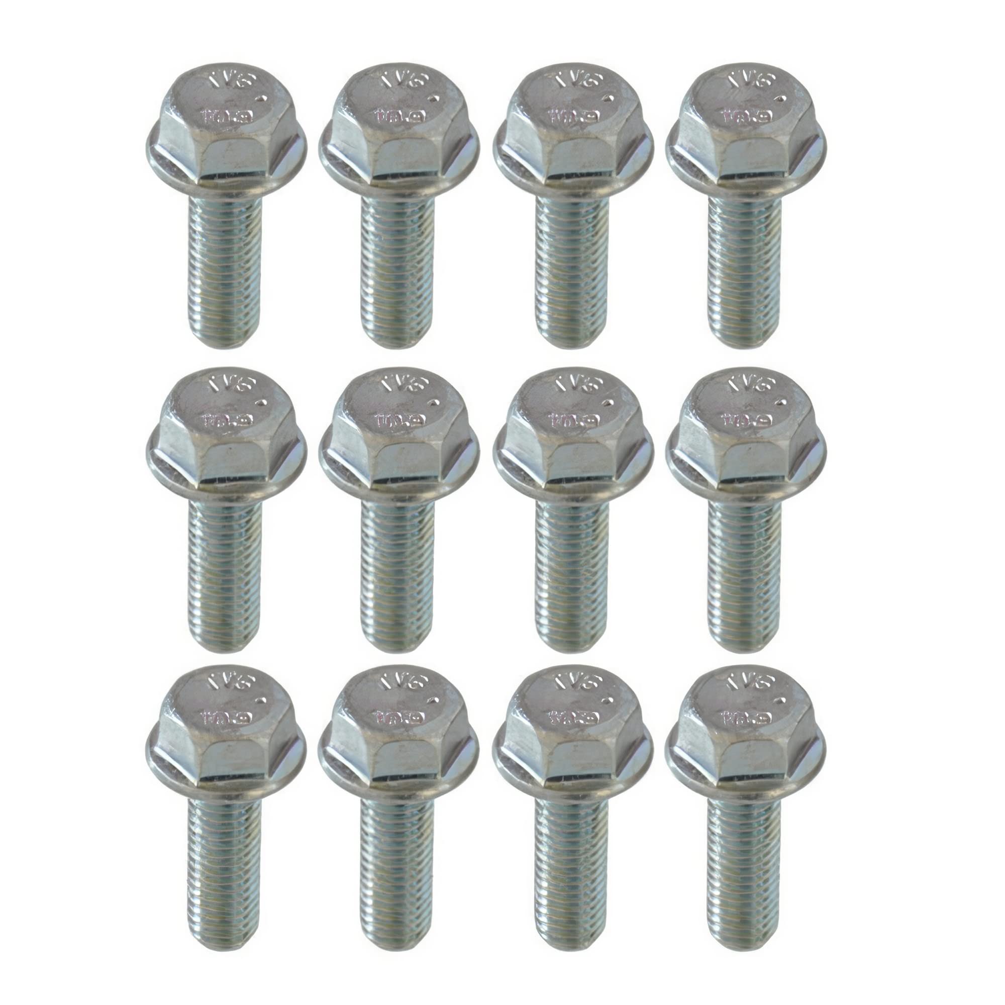 Zieichy (12 PCS) 551696 Exhaust Manifold Header Bolt Compatible with All GM LS & LT (Gen III, IV, V) Series Engines 1997 and Newer,Fits for LS1, LS2,