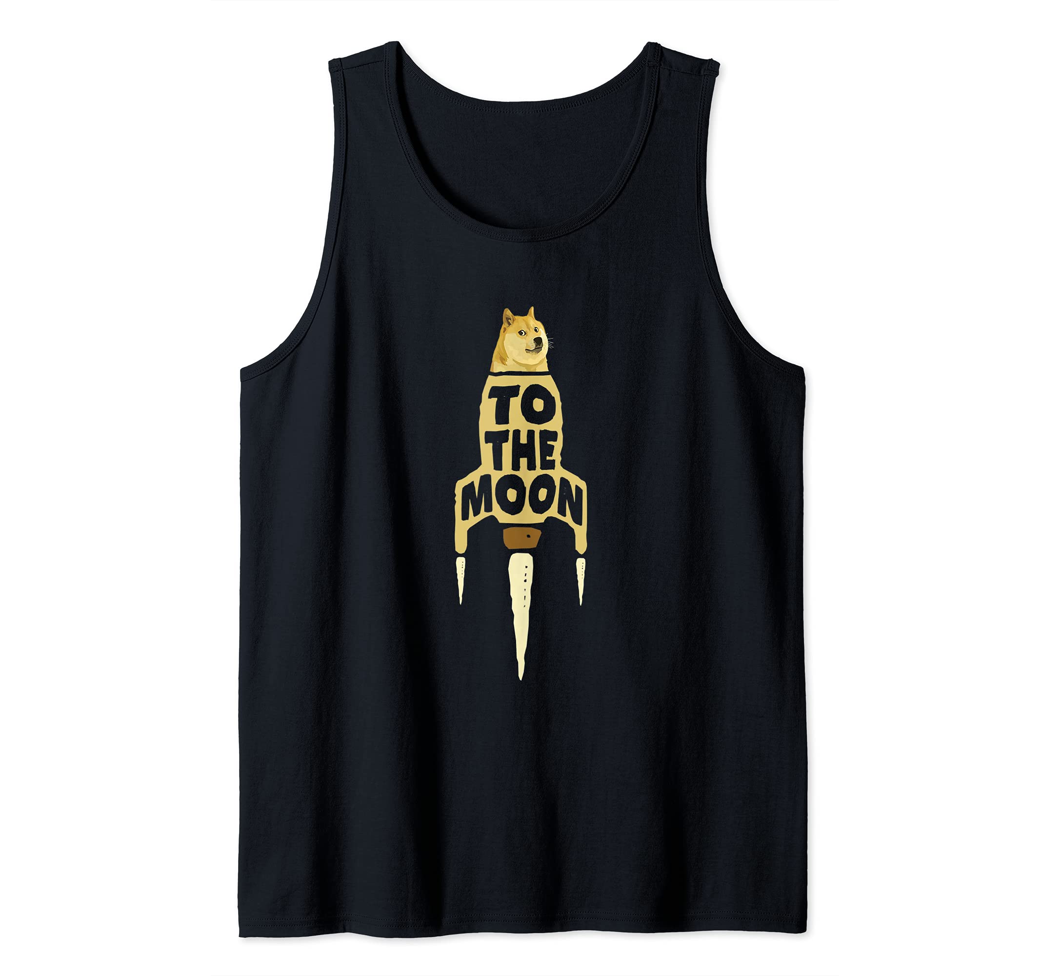 DOGE Dogecoin To The Moon Tank Top