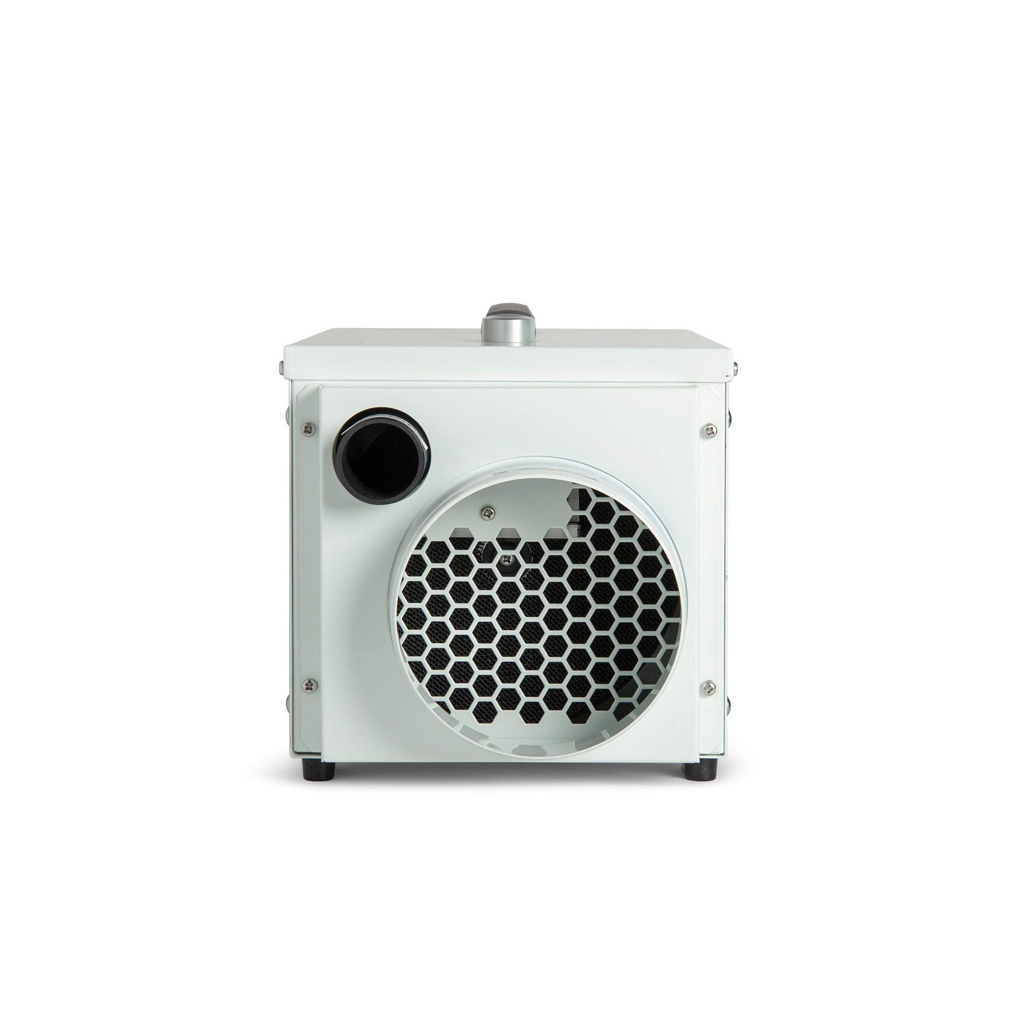 Ecor Pro DryFan DH1200 osuszacz adsorpcyjny, 12 l/dzień, całkowicie metalowa konstrukcja z powłoką epoksydową, do użytku prywatnego i przemysłowego oraz do pomieszczeń do 200 m²