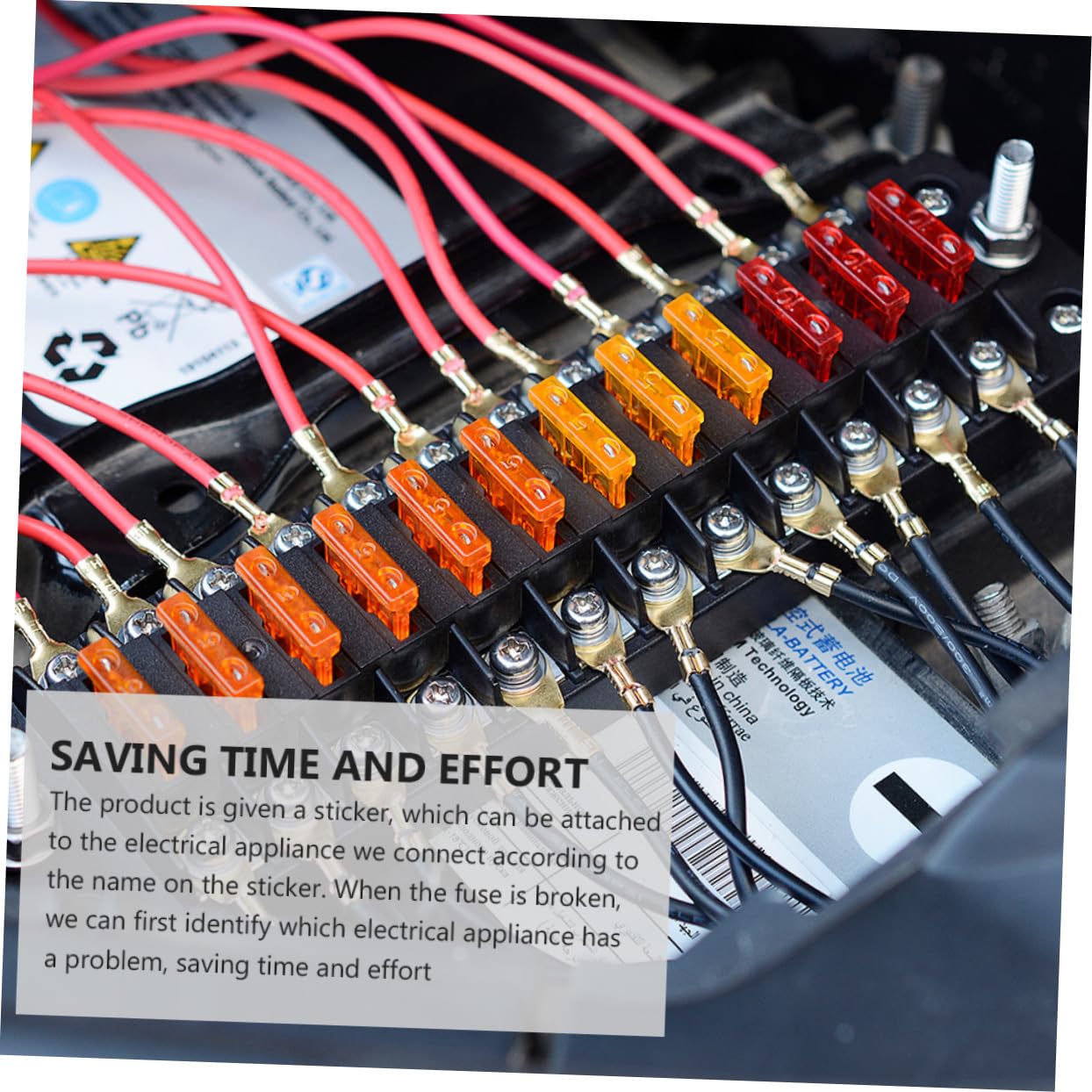 Scatola Portafusibili Auto 12 Vie 32v 75a con Doppie