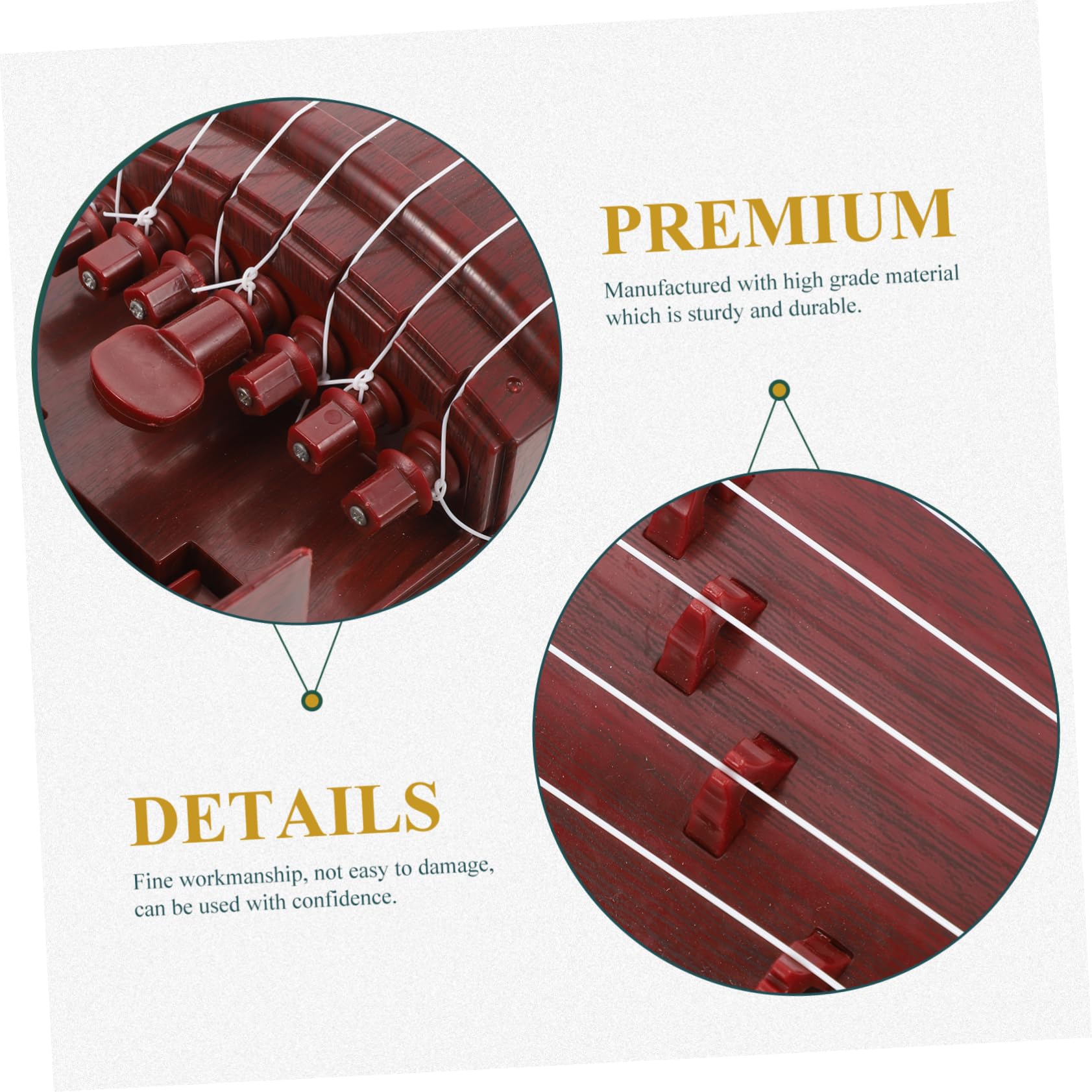 Guzheng Für Anfänger Spielbares Musikinstrument Für Junge Mädchen Geschenkidee Für Musikliebhaber Und Schüler Für Übung Und Kreative Entfaltung Tiefbraune Farbe