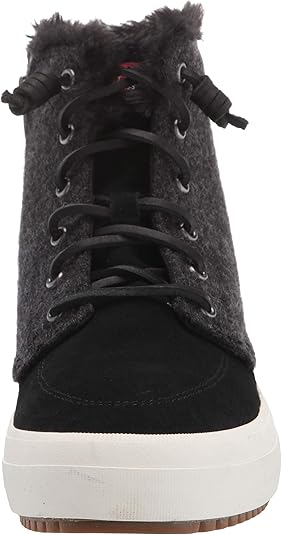 Women's crest lug high top quilted suede boot Clearance