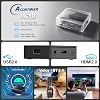 Android TV Box 2026 H618 4K Ultra HD para TV | 2GB RAM + 16GB ROM, Smart TV Box con control remoto por voz, BT 5.4, USB 2.0, HDR 10, WiFi 6 de 2.4G y 5G 5