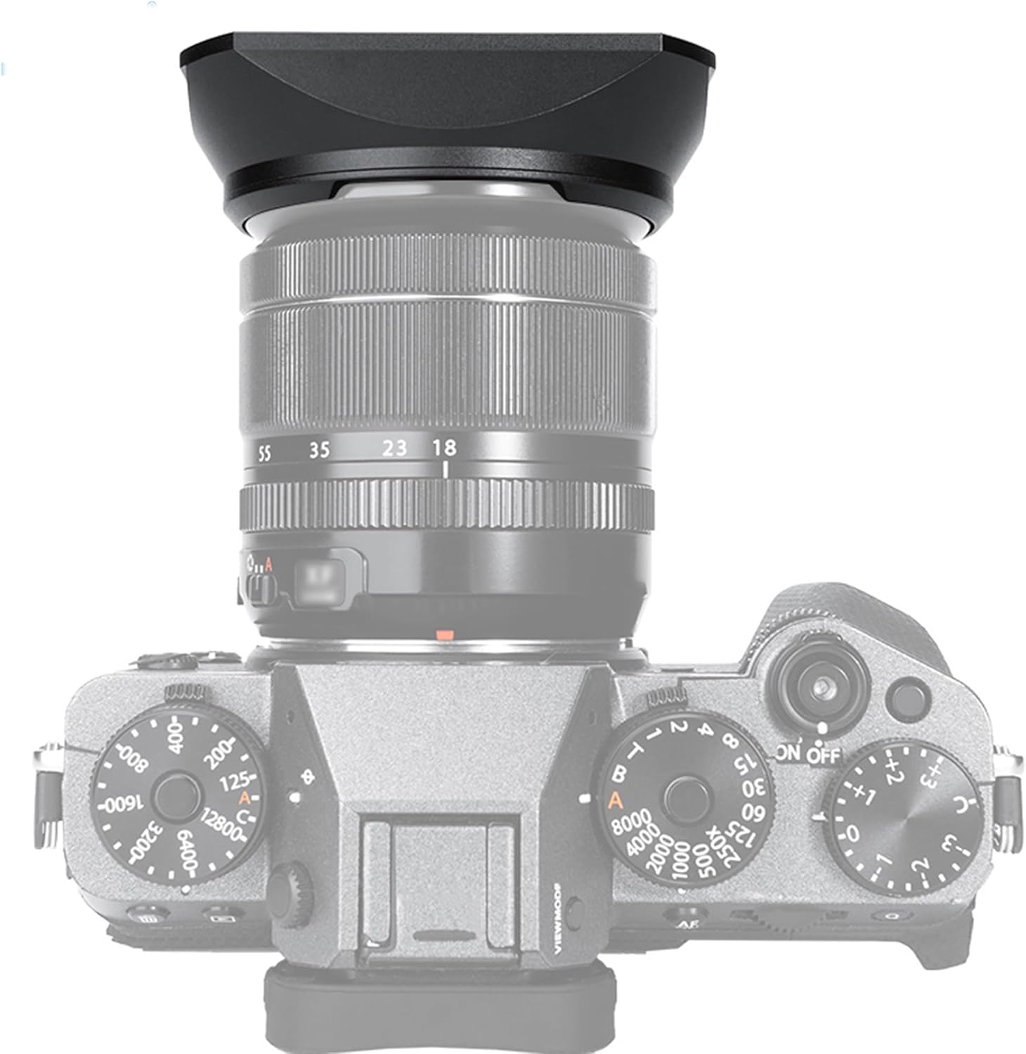 XF 14mm Hood, XF 18-55mm Hood, JJC Metal Square Lens Hood, Aluminum Alloy, Fuji XF 14mm F2.8 Hood, XF 18-55mm F2.8-4 Lens Shade, Compatible with Fujifilm XF 14mm F2.8 R & XF 18-55mm F2.8-4 R LM OIS