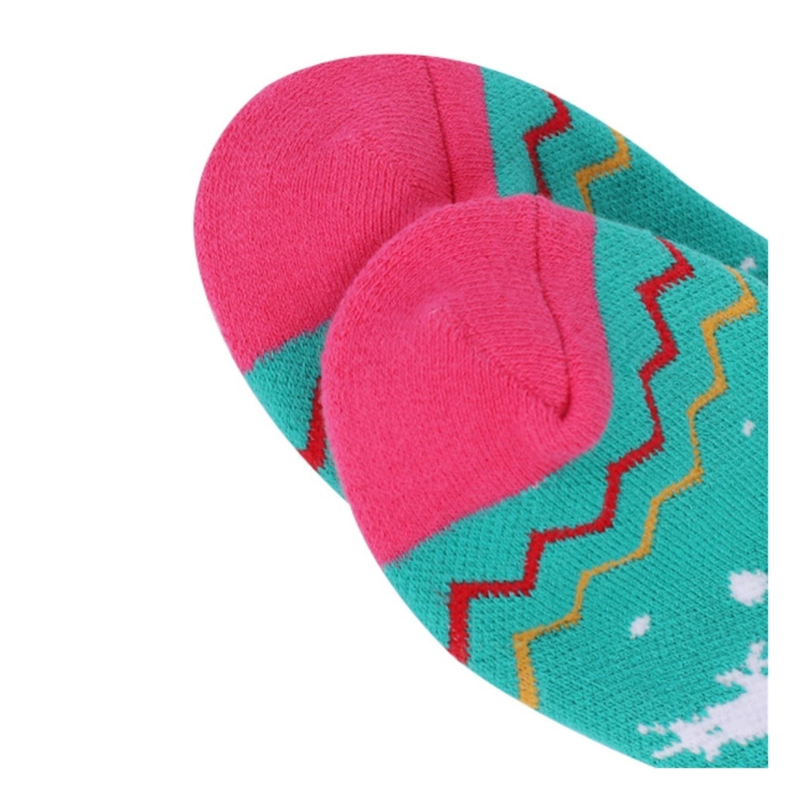 2Paris Chaussettes de Ski antidérapantes for Femme - Absorbent la Transpiration Sport Chaudes Mode Hiver en Plein air Les Chocs