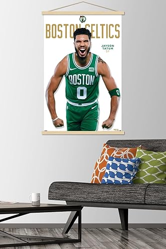 Miniatura 2 de Trends International NBA Boston Celtics - Póster de pared de la serie 23 de Jayson Tatum con marco magnético