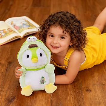 Penguin Plush Fruit Penguin Cartoon Doll Plush | Cuddly Stuffed Toy for Kids Teens Adults Collectors Playtime Bedtime Nursery Bedroom Study Children's Room Car Sofa Bed