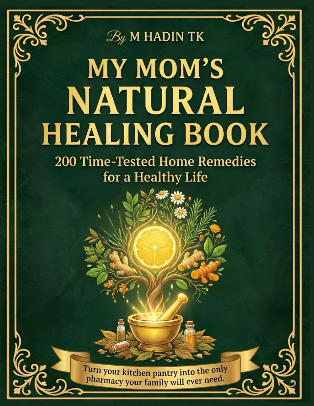 My Mom’s Natural Healing Book: 200 Natural Home Remedies & Herbal Cures: Your Complete Kitchen Apothecary Guide to Holistic Healing, Bone Broths, Immunity Boosters, and Gentle Pediatric Care