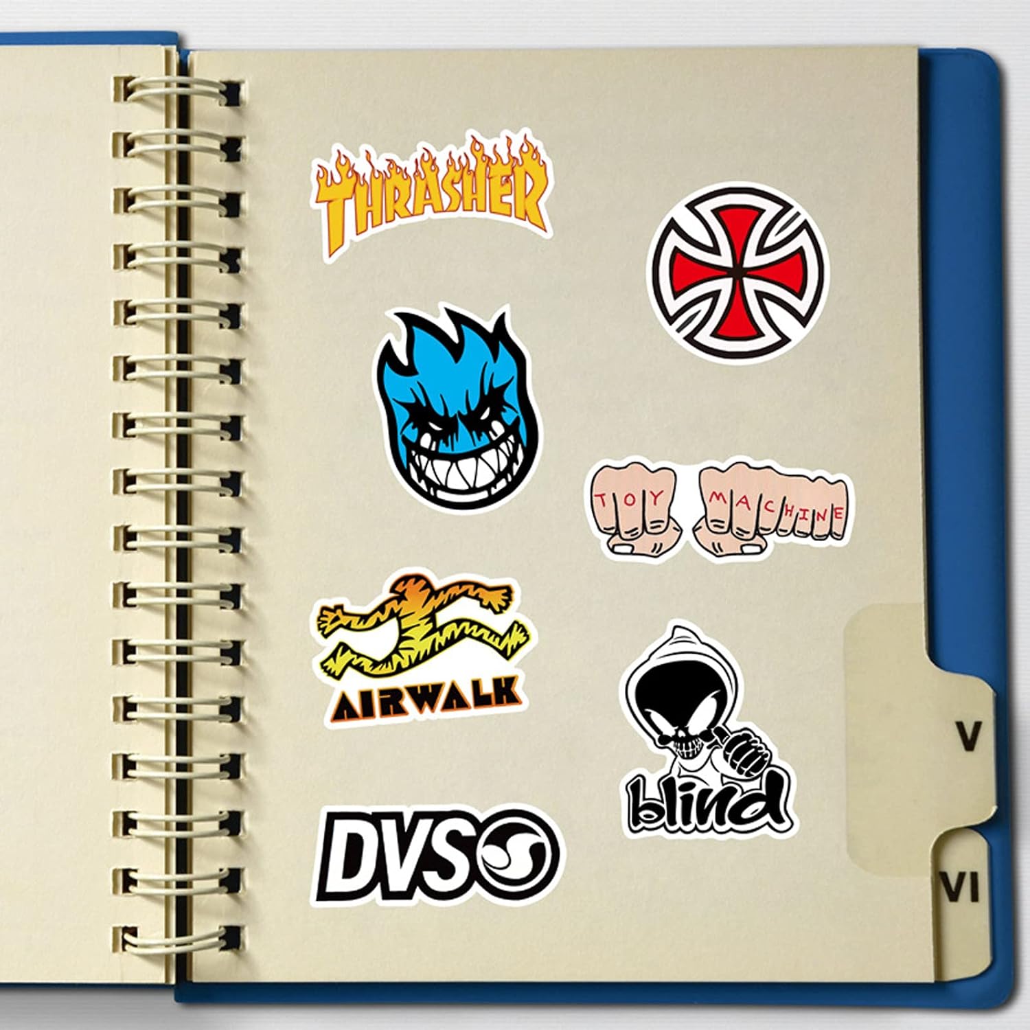 ACTTGGJ Cool Stickers for Adults Teens Kids 100 Pcs Fashion Waterproof Vinyl Sticker Pack for Laptop Computer Skateboard Water Bottles Bicycle Helmet Skateboard Luggage Decal Graffiti Patches Sticker - Image 5