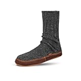 Men's and Women's Original Slipper Sock - Comfortable Men's and Women's Slipper Sock with Cloud-Like Feel, Soft and Moisture Wicking Crew Length, Genuine Suede Sole
