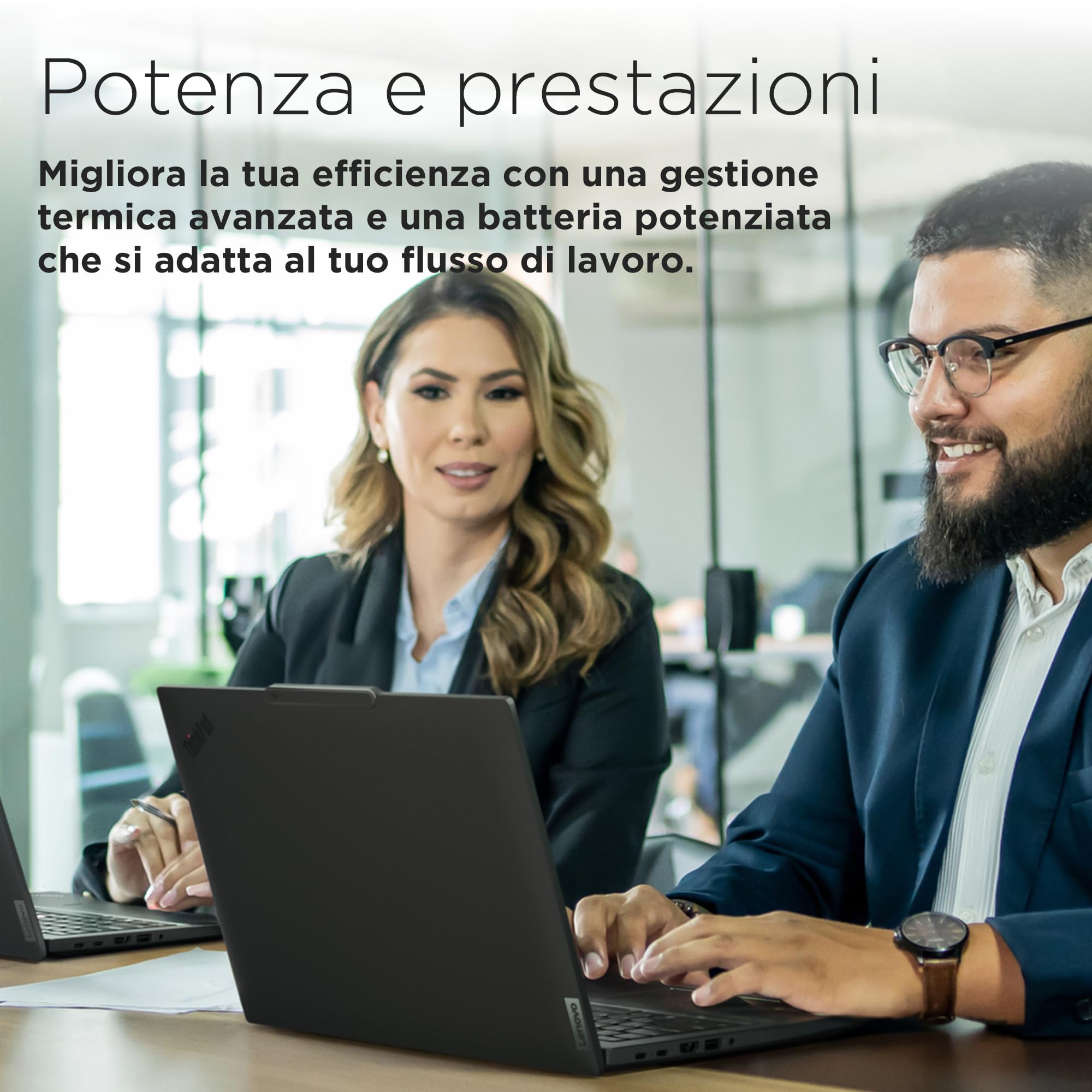 Lenovo - Notebook 14 Pollici ThinkPad T14 Gen 5, Pc Portatile Professionale Windows 11 Pro, Intel Core Ultra 7 155U, RAM 16GB DDR5, 512GB SSD NVMe - Laptop Grafica Intel, Computer Audio Dolby