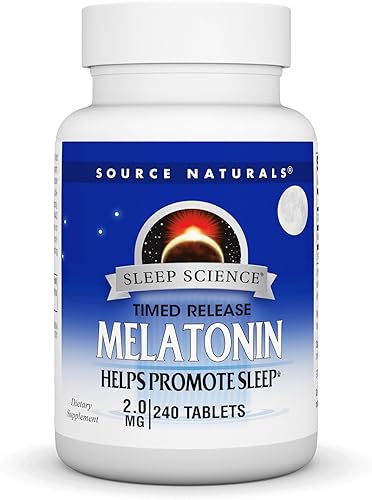 Source Naturals Melatonina 2 mg - 240 tabletas de liberación temporal