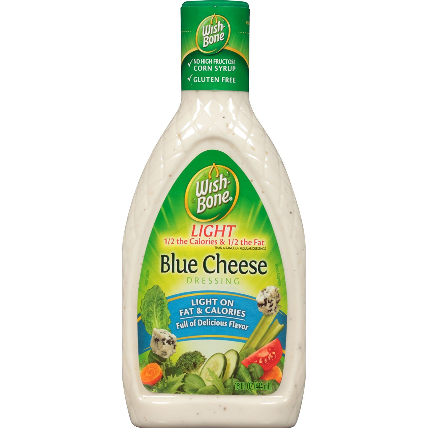 calories in blue cheese dressing full fat Hidden Valley Thick & Creamy Blue Cheese Dressing Single Serve, 1.5 Ounce, 84 Per Case