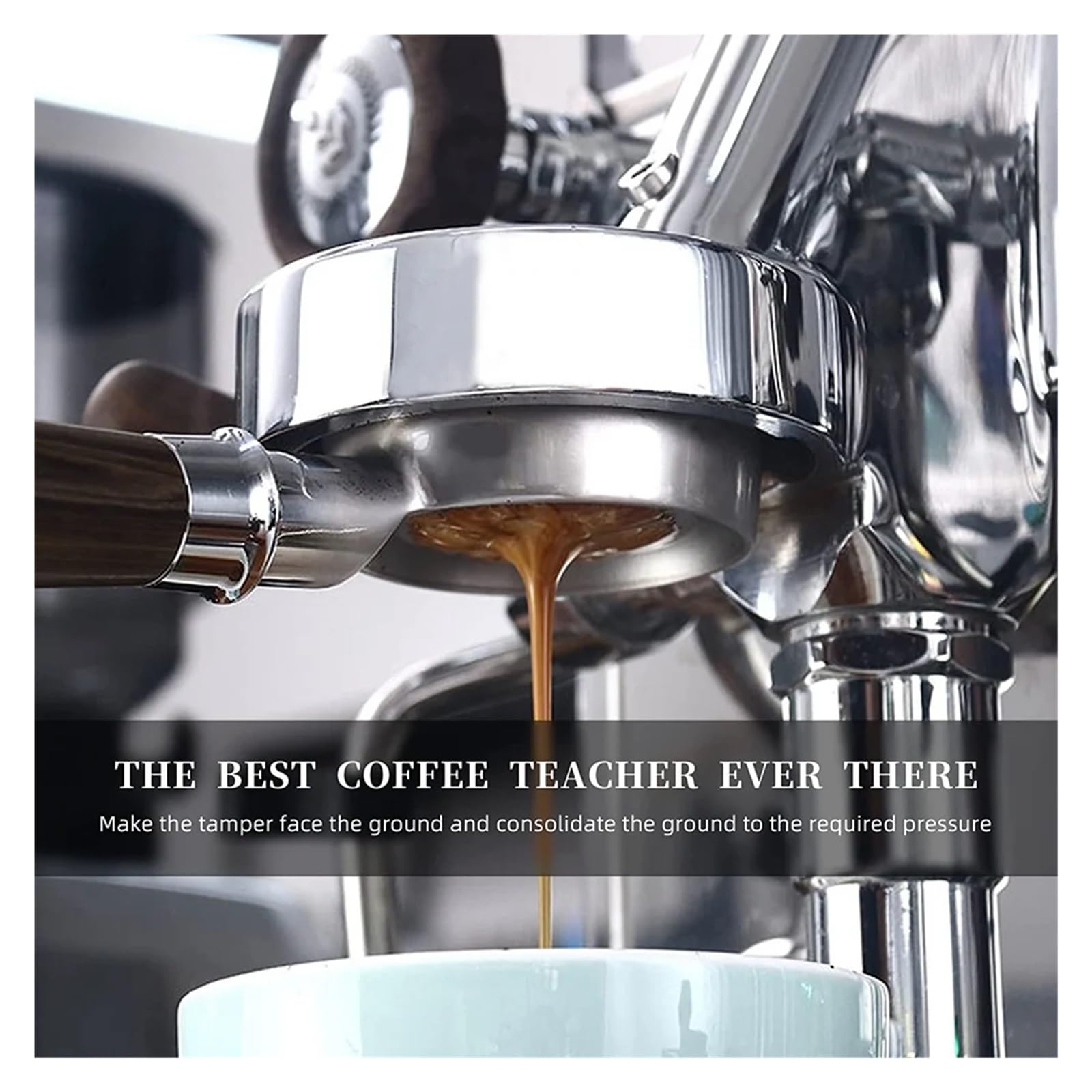 Portafiltros sin fondo de 58 mm for cafeteras espresso con caldera doble BES900XL, BES920XL, BES980XL, BES990BSS
