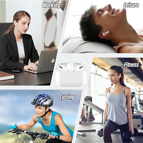 Miniatura 7 de Funda de carga inalámbrica compatible con AirPod Pro de 1 y 2 generación con carga USB-C, repuesto de funda de cargador Air Pod Pro 2 1 con botón de