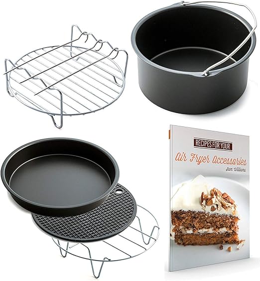 Air Fryer Accessories XL for Power Airfryer XL Gowise and Phillips, Set of 5