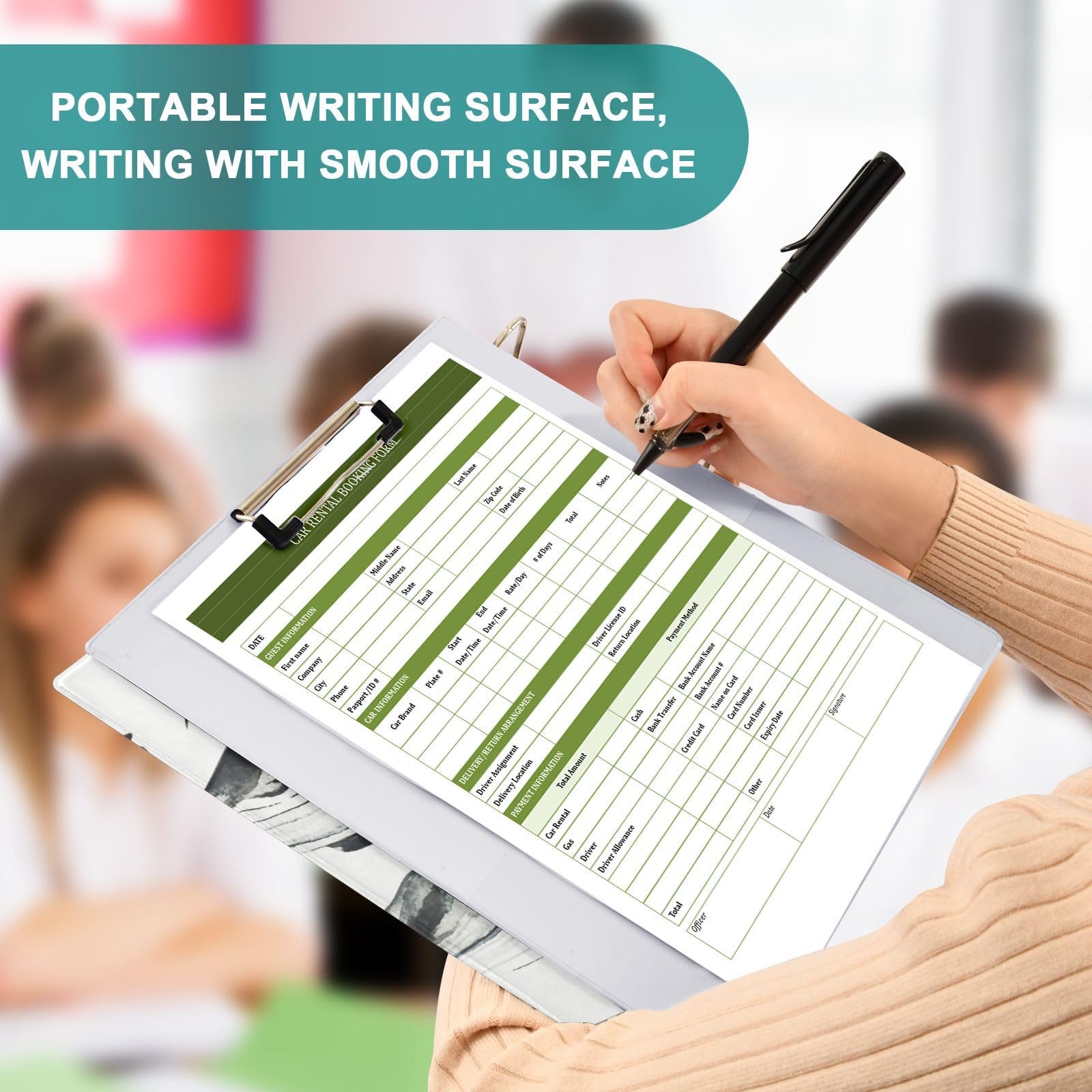 3-Ring Ordner Mit Klemmbrett - Volleyball Design D-Ring Buch