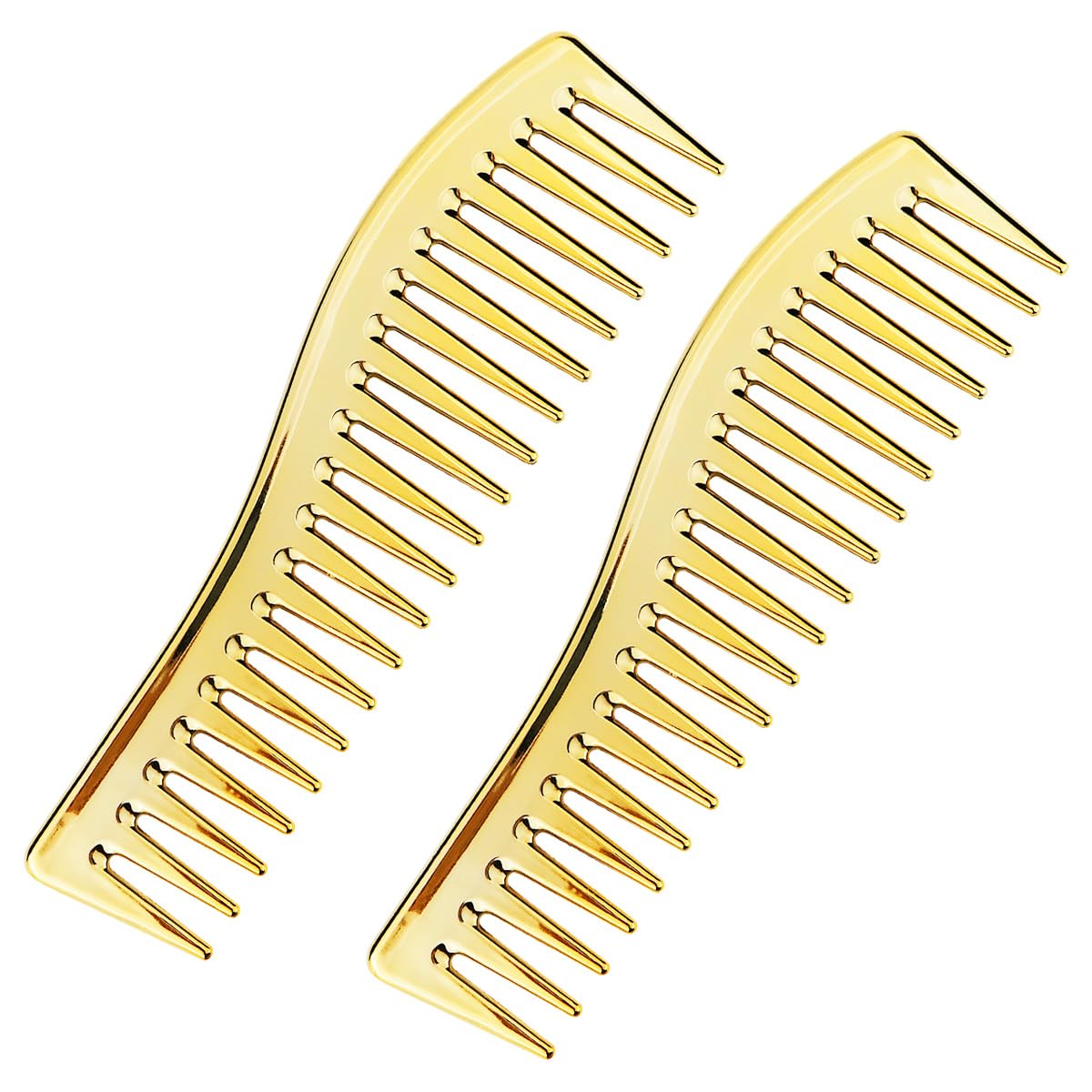 2Pcs Wide Tooth Combs for Detangling | Salon Quality