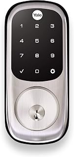 Fechadura Digital Yale YRD 226 Assure, compatível com Alexa, Inox/Preto