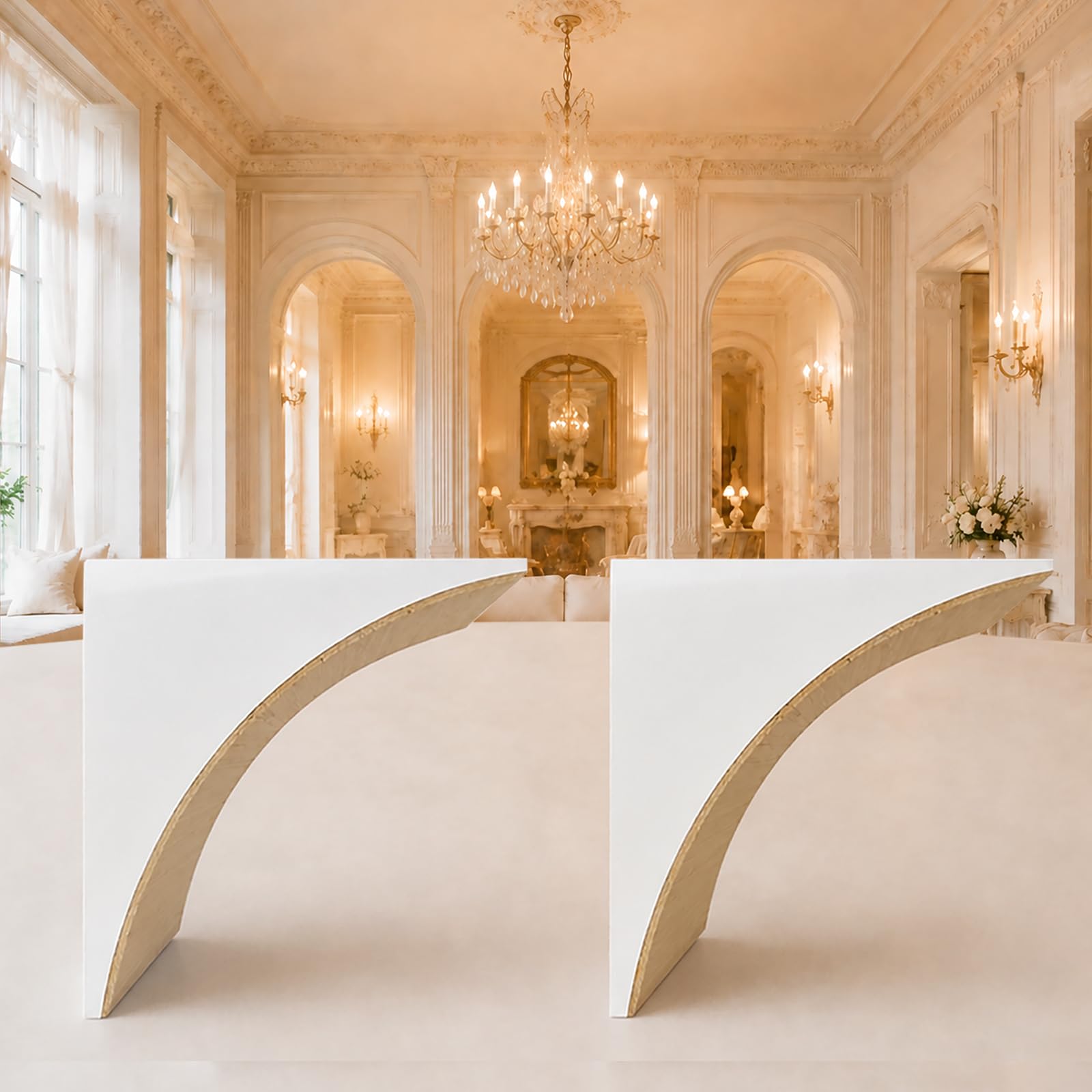 Photo 1 of Varfukaz Wood Doorway Arch Kit - Half Circle