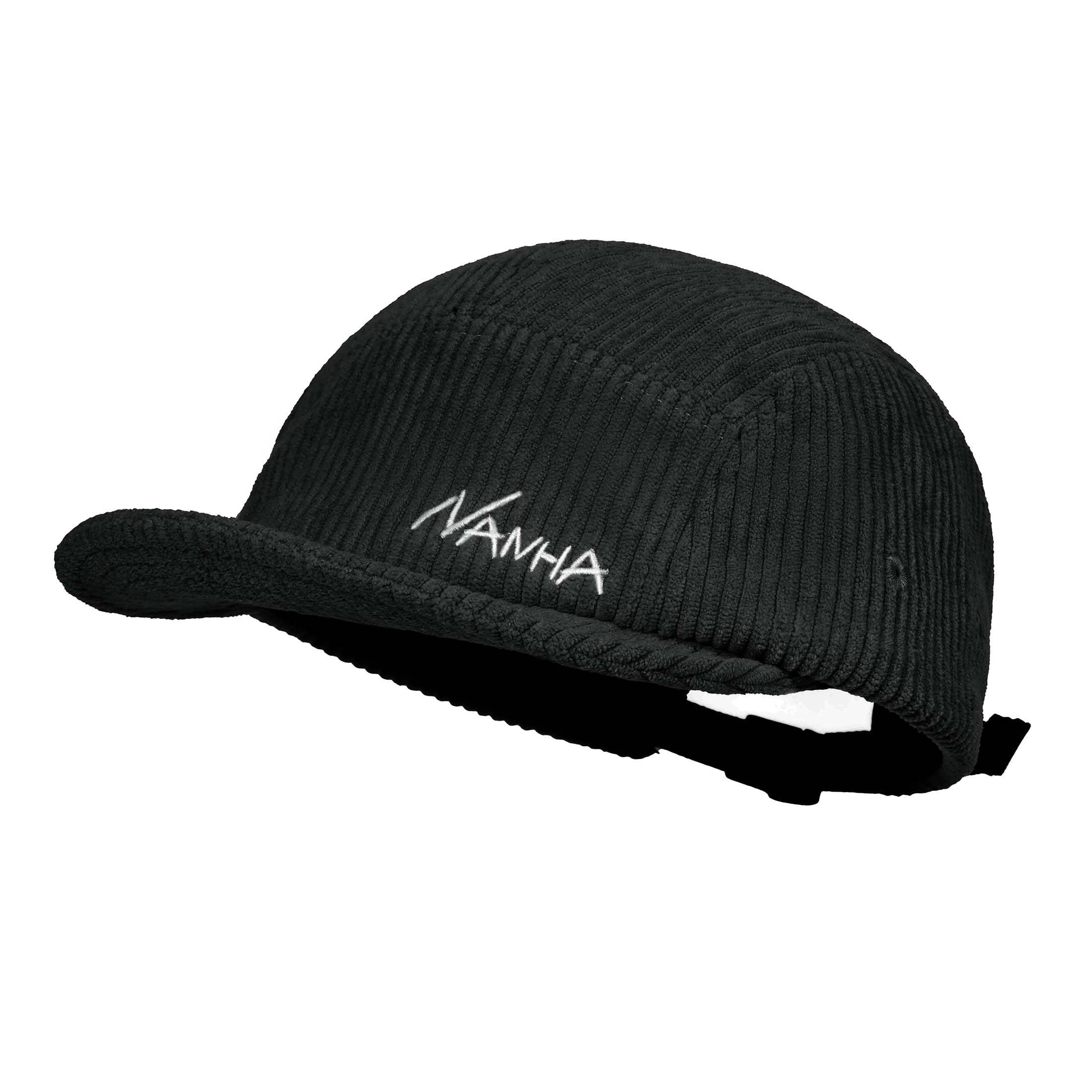 Clakllie Cord Baseball Cap mit kurzer Krempe 5 Panel Basecap Herren Verstellbar Short Brim Cap Vintage Flat Brim Baseballkappe Flat Brim Snapback Kappe