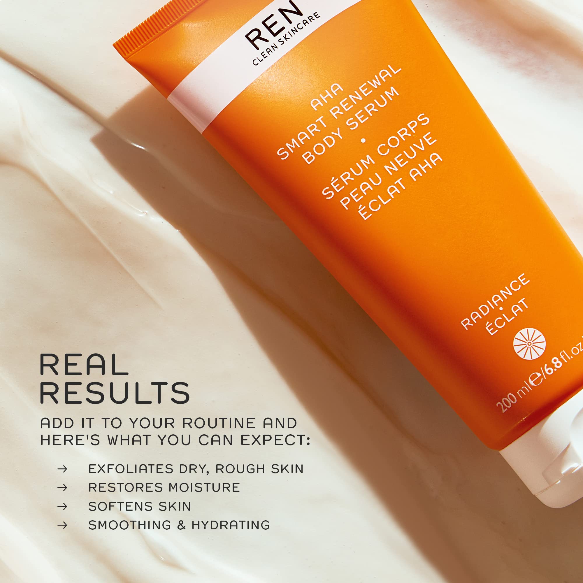Buy REN Clean Skincare AHA Body Serum Lactic Acid for Gentle