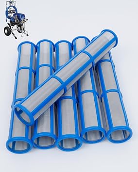 6-Pack 244068 Manifold Filter, 100 Mesh Compatible with Graco Airless Paint Sprayer 695, 795,1095,3900,5900, 7900, airless Paint Sprayer Filter
