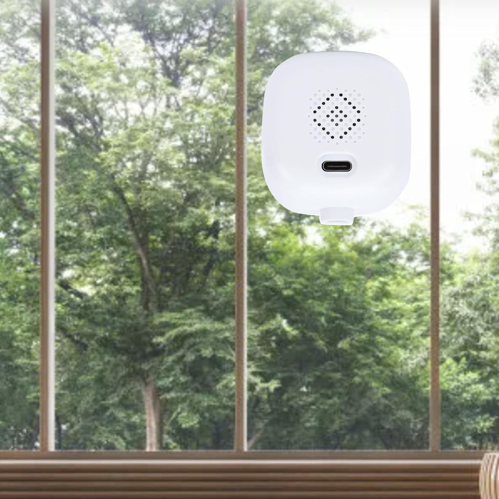 Bewinner Kamera Bezpieczeństwa 2K do Okien z rozdzielczością 4 MP, Wi-Fi 5 GHz 2,4 GHz, Mocowanie Bez Wiercenia, Szeroki Kąt Widzenia 140°, Detekcja Ruchu AI do Monitorowania Domu