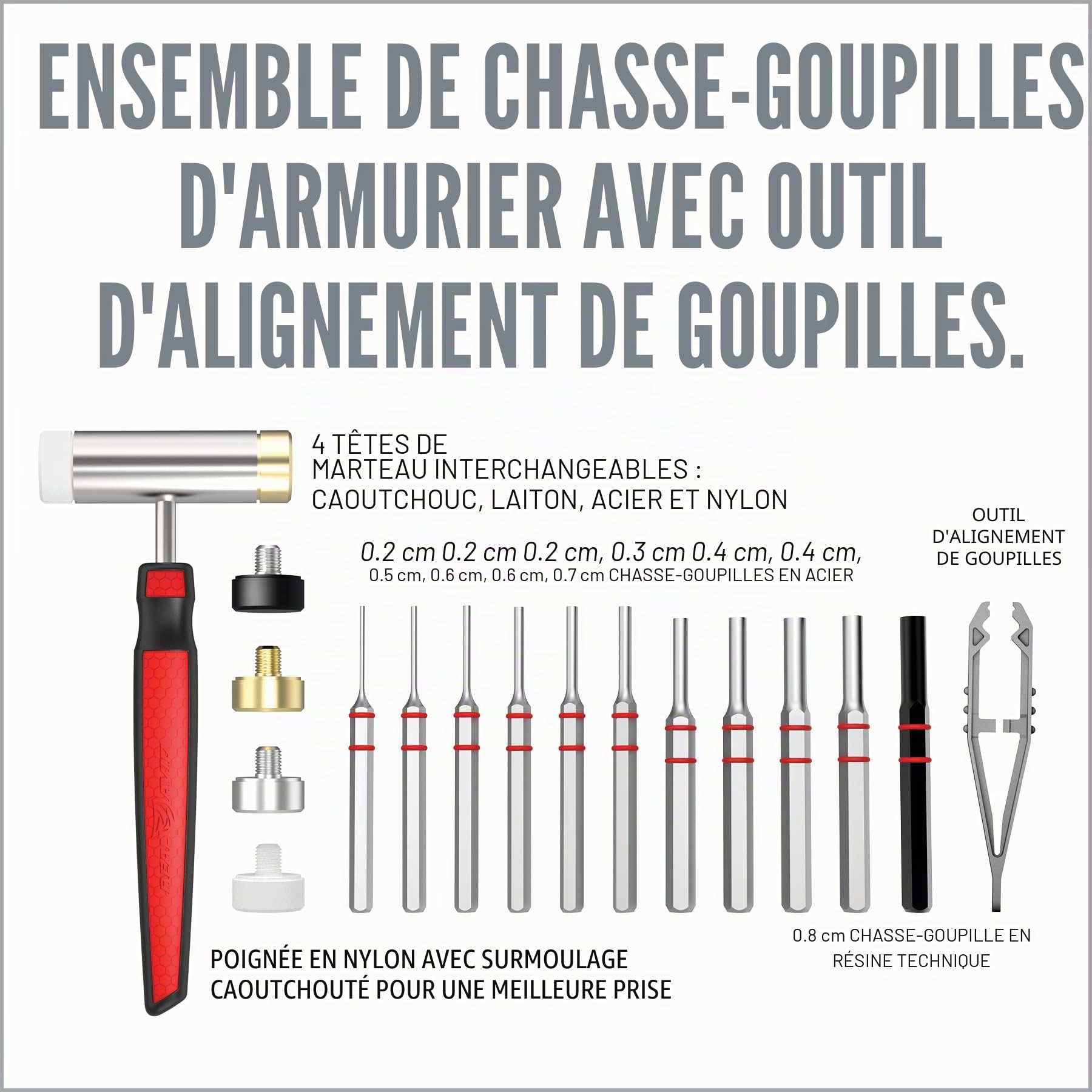 RealAvid Marteau et perforateurs d'accu