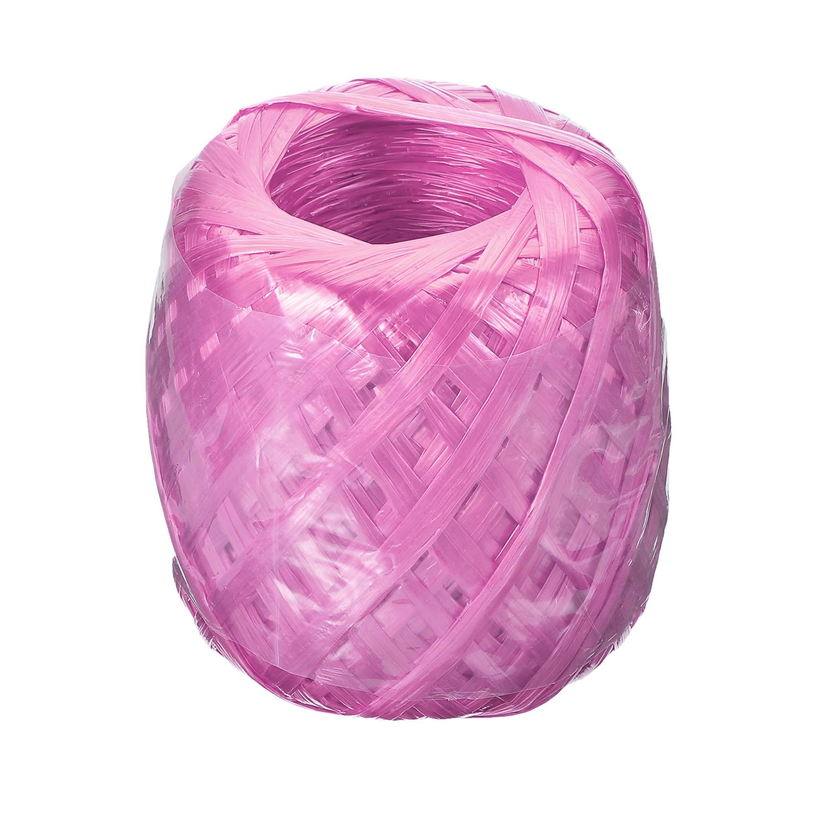 PATIKIL 125m/410Ft Polyester Nylon Plastic Rope, Twine Household Bundles Ropes Roll for Gardening Packing Crafting DIY Pink
