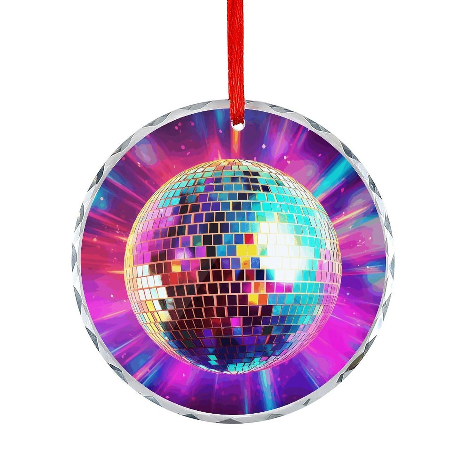 Btcowzrv Style Space Disco Ball Round Ornament Hanging Pendant Decor