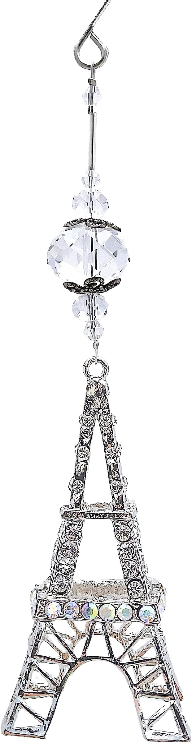 Crystal Tower - Eiffel Tower - Paris Gifts - Ornament Paris - Eiffel Tower Decor - Eiffel Tower Ornament for Home Décor, Christmas Décor, Wedding Décor, Bedroom Décor and Paris Décor