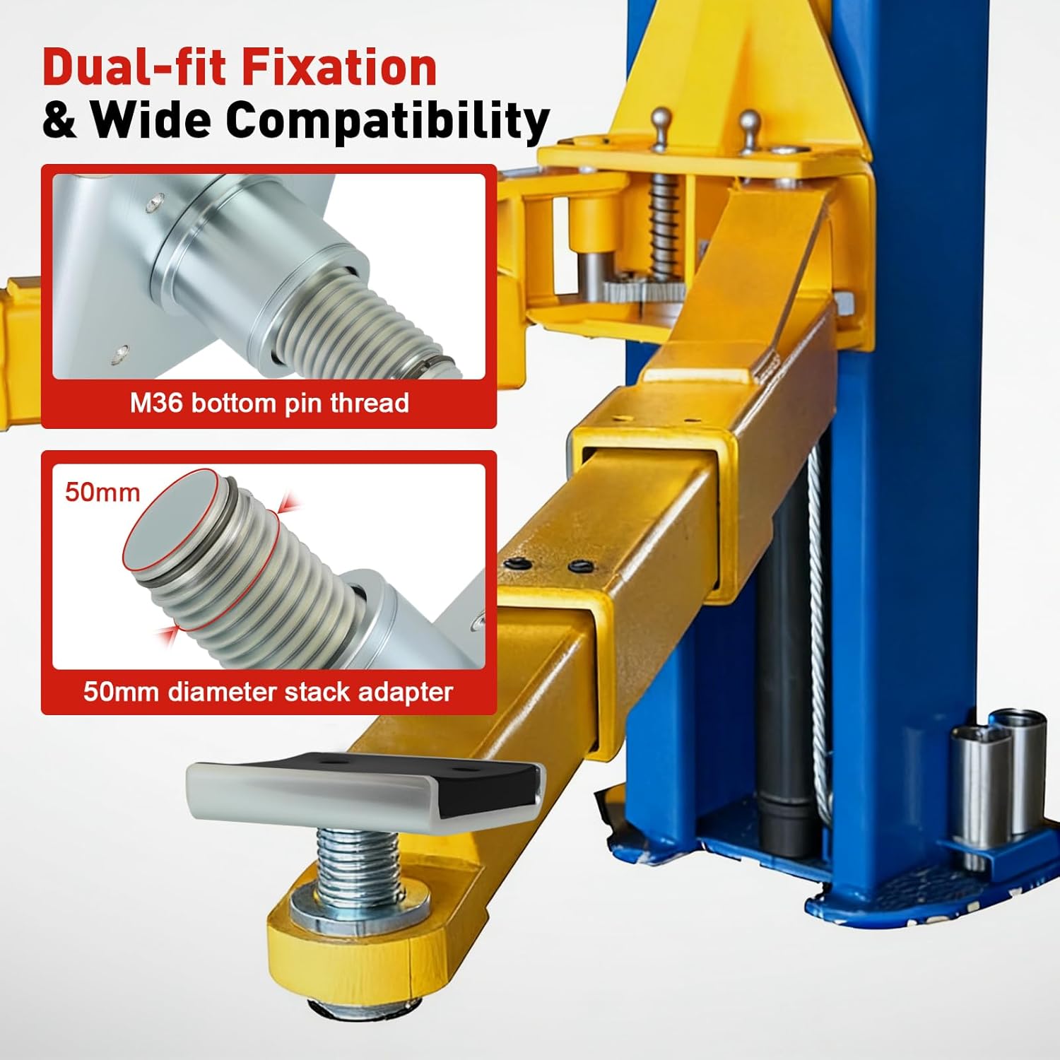Two Post Lift Adapter,Car Lift Accessories Compatible with KATOOL Lift Vehicle Adapter 10000LB-18000LB