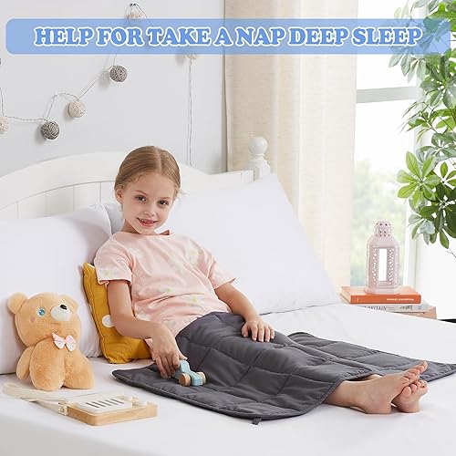 Miniatura 176 de HOSUKKO Manta con peso, manta pesada de unicornio rosa de 3 libras, manta transpirable (36 x 48 pulgadas, 3 libras)