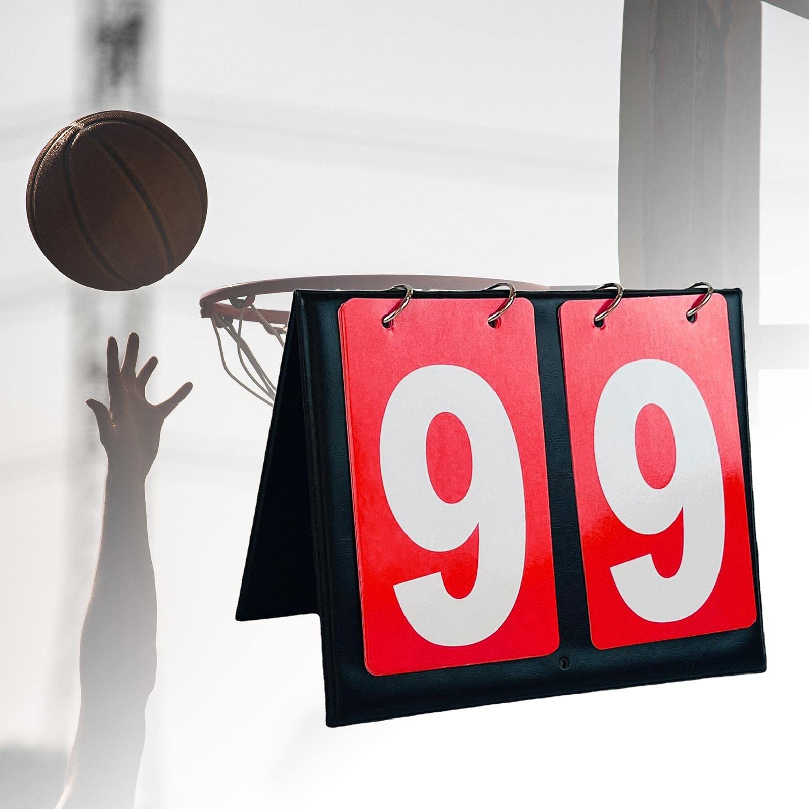 RNXRZANK 3xMulti Use Table Scoreboard, Sports Scorekeeper Detachable Scoring Score Keeper for Basketball Indoor Sports Badminton Tennis Volleyball