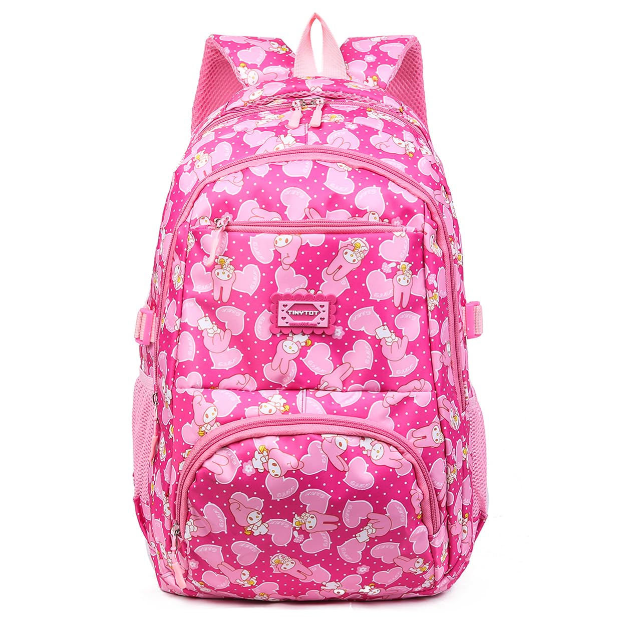 tinytot School Bag for Girl – 26 Litre, 18 Inches, Waterproof Tuition Bag for Girls, Baby doll Print, Navy blue Pink Black School Backpack, Picnic & Travel Bag, College Bag for Girls-picture-5