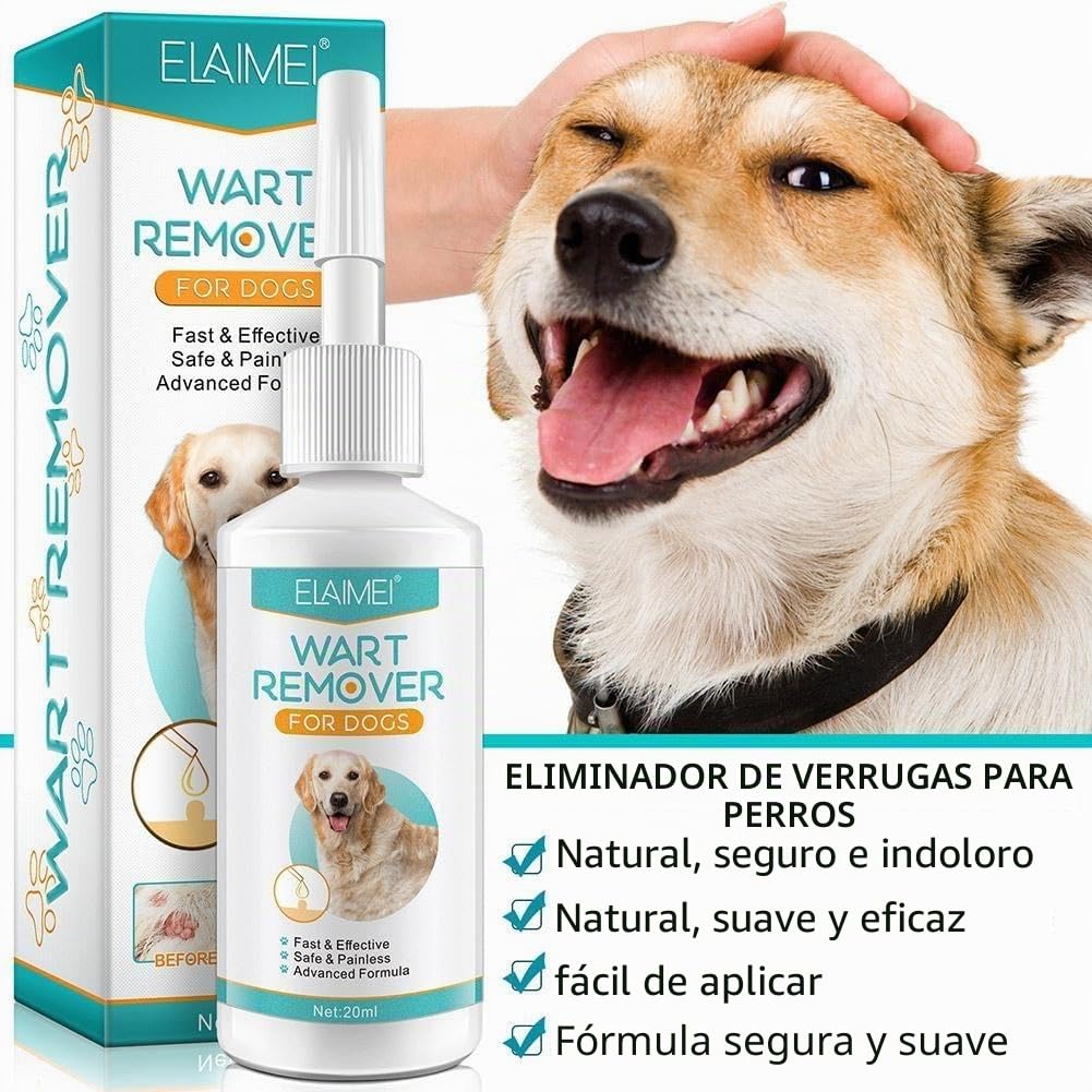 Eliminador de verrugas para perros, tratamiento de eliminación de verrugas y verrugas de acción rápida, sin dolor, sin daño para perros, y removedor