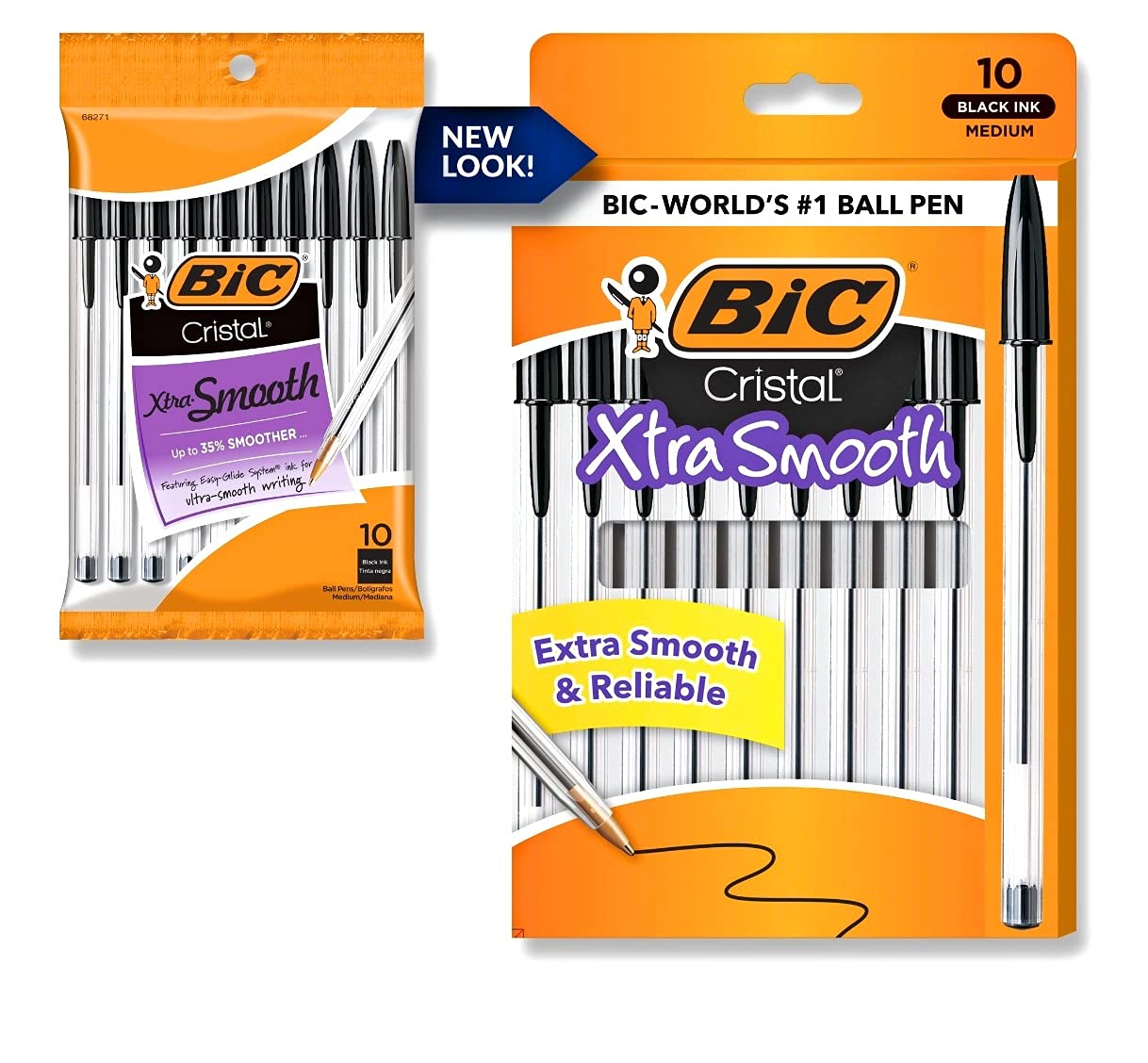 BICCristal Ballpoint Pen (MSP101BK)