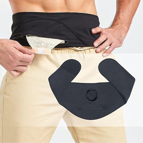 YEYSXSY Bolsillo para sostener la bolsa de ostomía para cinturón y funda de bolsa