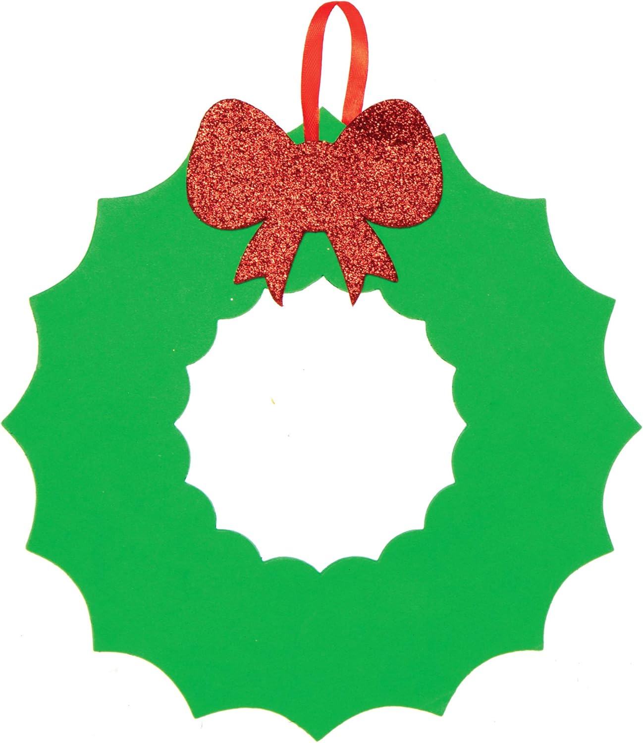 Baker Ross AX501 Foam Rubber Wreaths Craft Set for Children, 10 Pieces - Image 4
