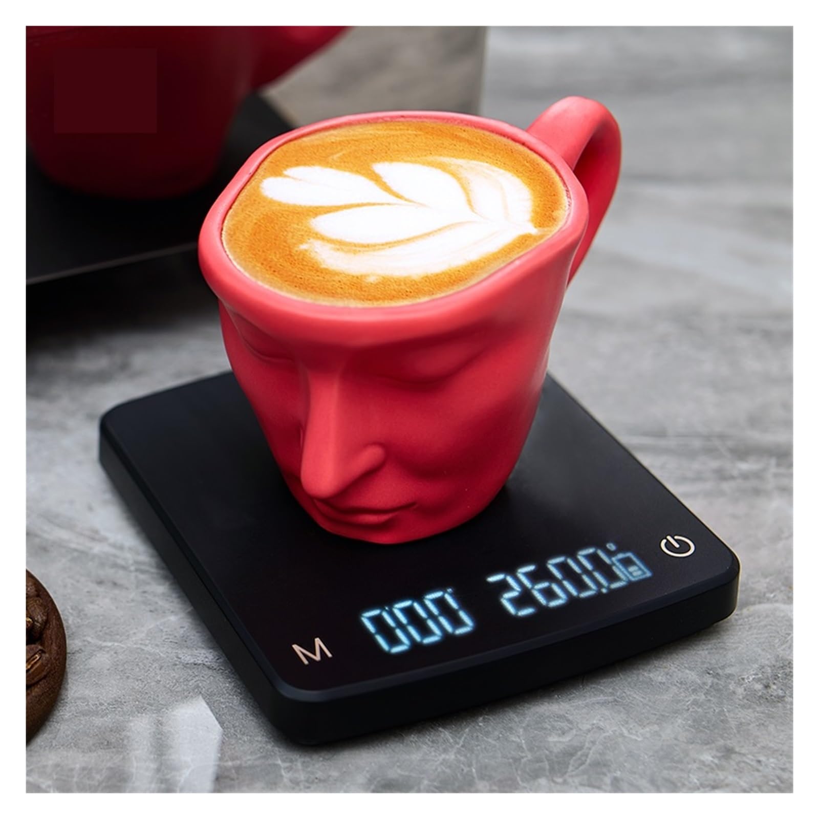 Balances numériques, Balance à café numérique, expresso de précision 0,1 g et verser sur(Prosecco -Black)