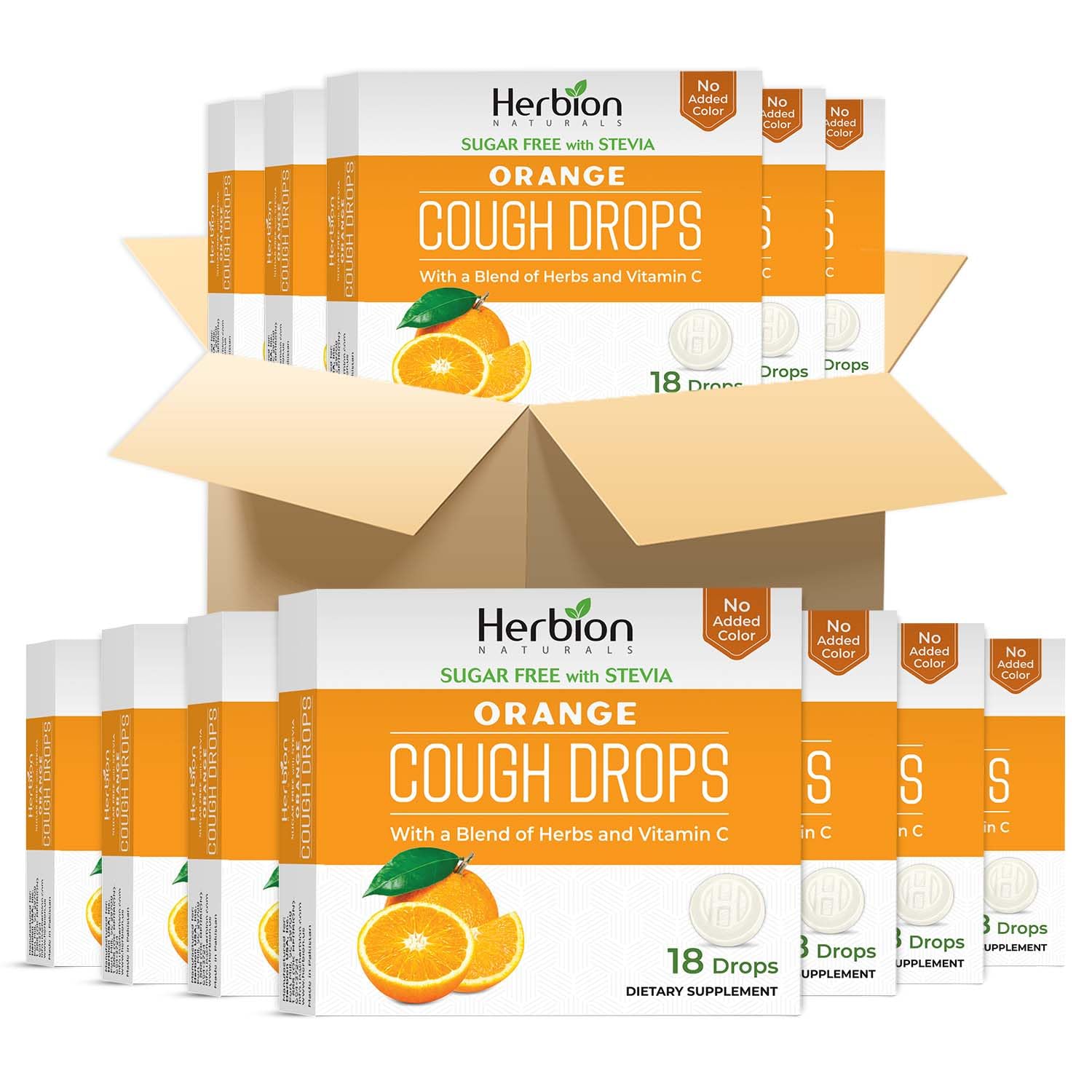 HERBION Naturals Honey Lemon Cough Drops, Natural Honey Lemon Flavor, 18 Count — Amazon image 8