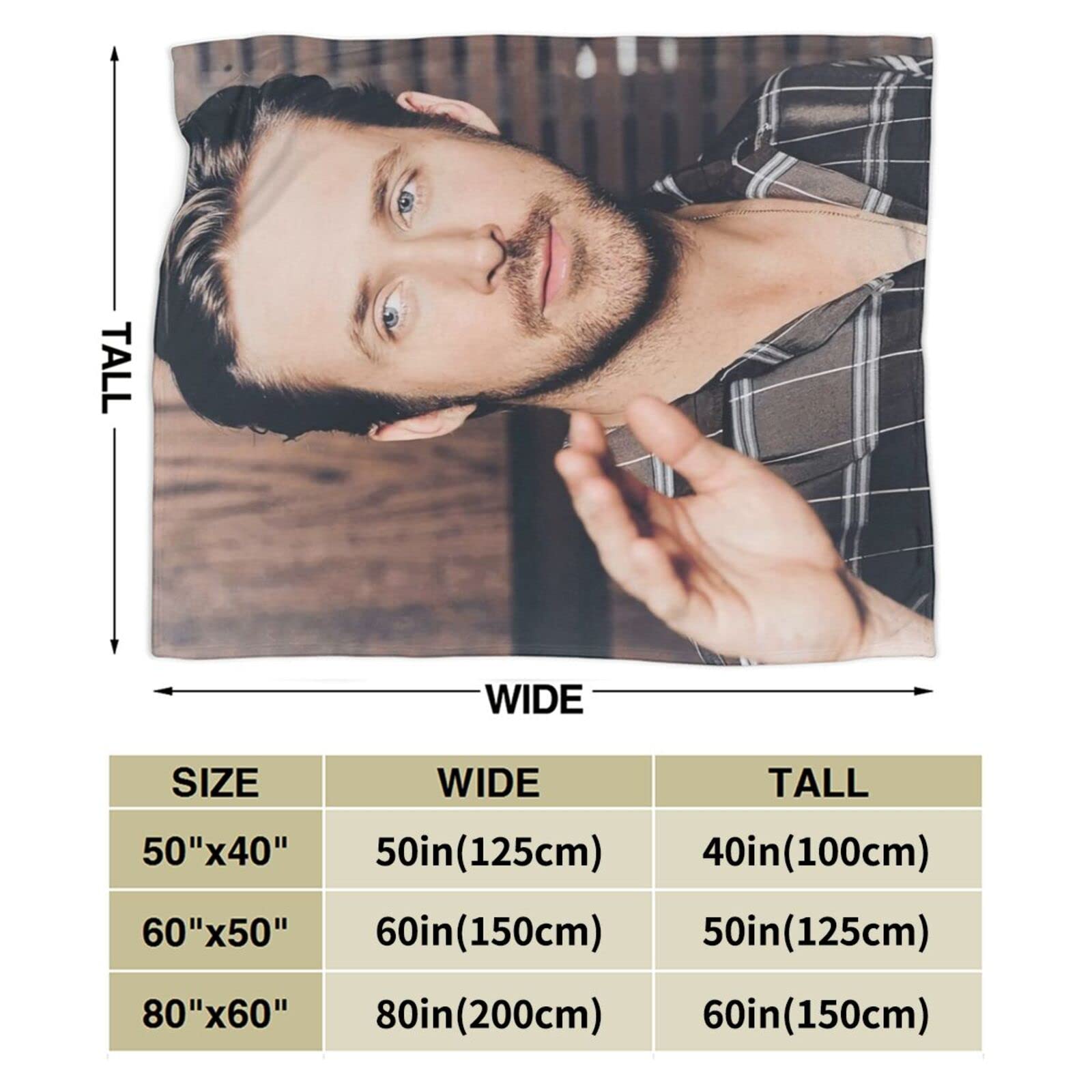 IZIWDORW Ryan Gosling Plüschdecke - Kuscheldecke Samt Weich Anti-Pilling