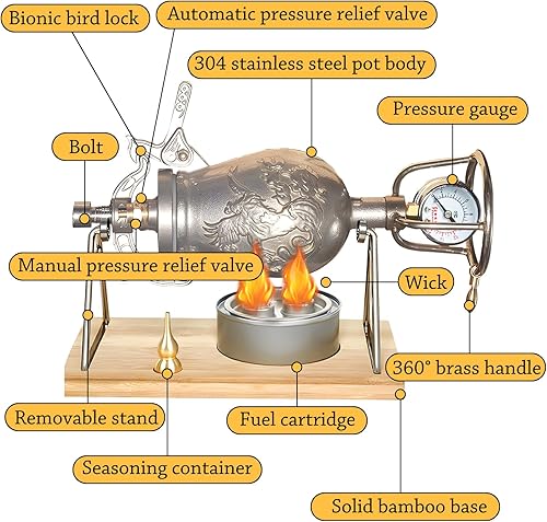Miniatura 2 de Máquina china de cañón de palomitas de maíz, fabricante chino de palomitas de maíz, máquina de palomitas de maíz de aire caliente, doble válvula de