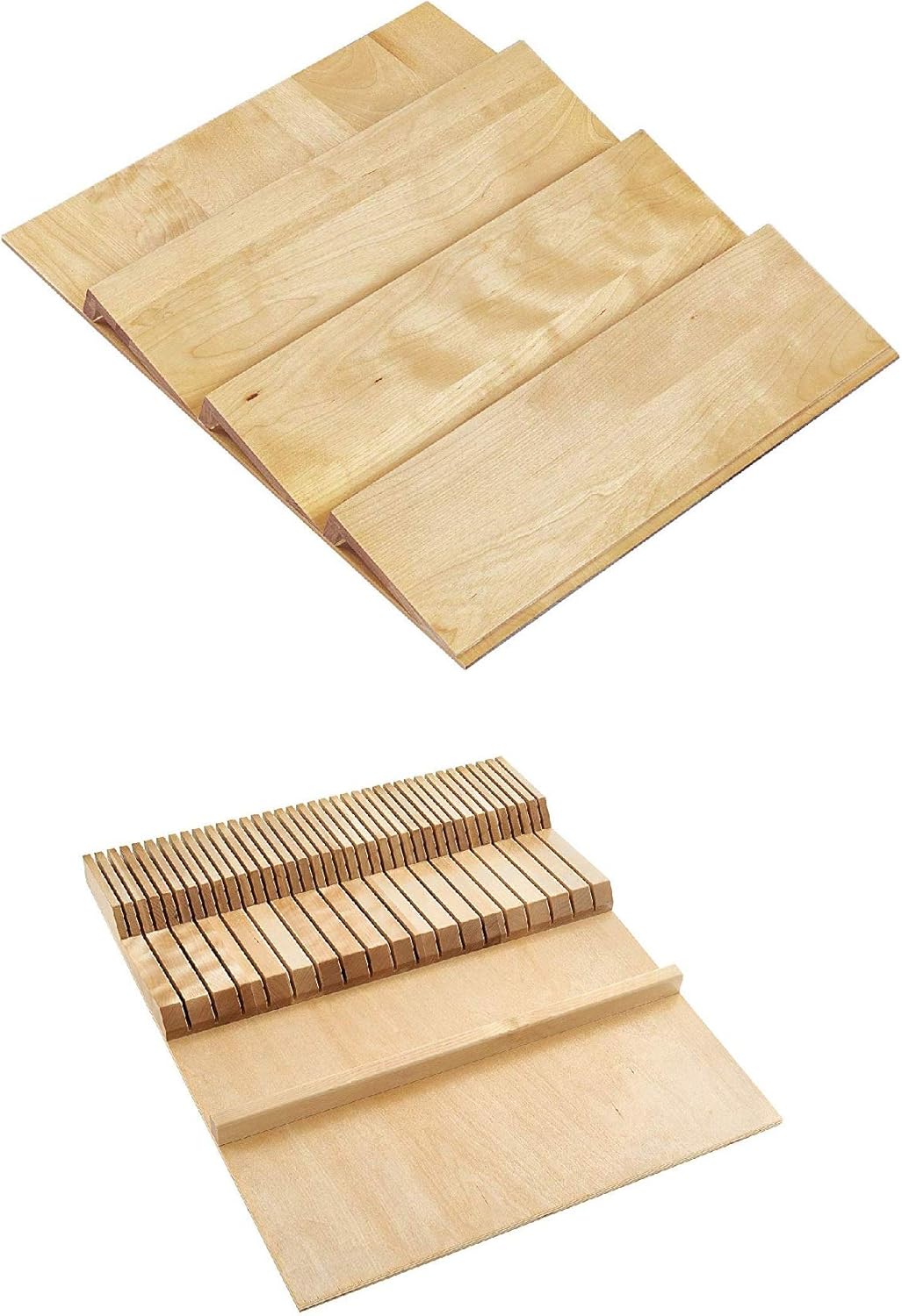 RevAShelf Double Knife Block Drawer Insert w/ 22 Inch