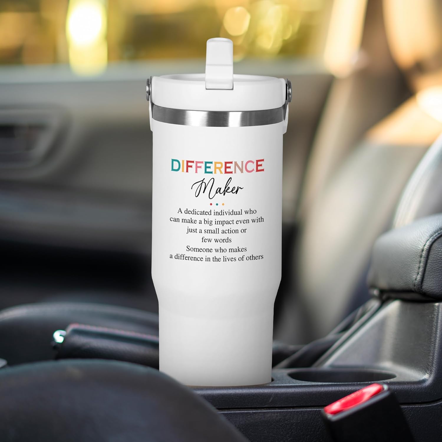 Thank You Gifts for Women Coworkers - Chaos Coordinator 30 oz Stainless Steel Tumbler with Lid and Handle - Birthday Employee Appreciation Gifts for Coworkers Friends Boss Teachers - Image 6