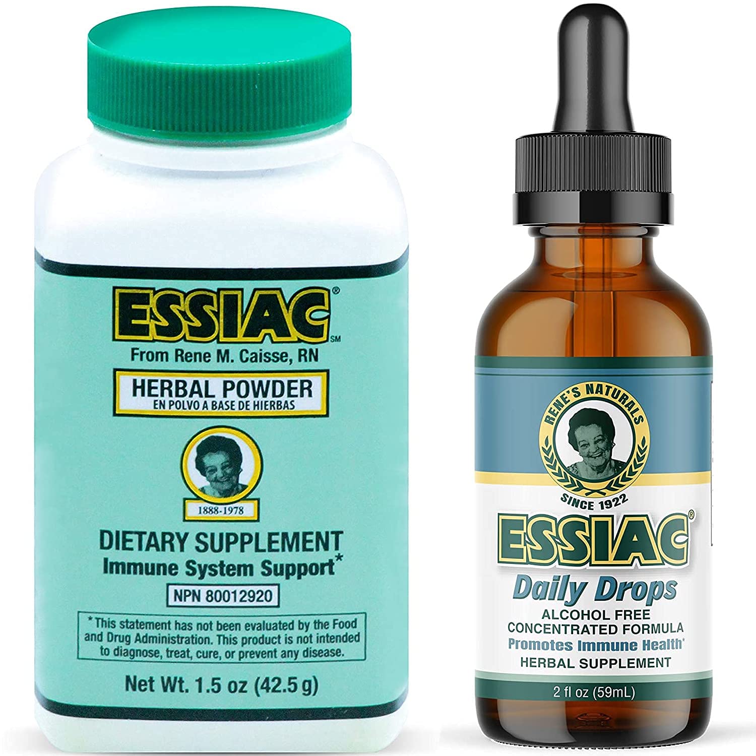 EssiacAll-Natural Tea Powder & Organic Wild-Crafted Daily Drops | Detoxify Liver, Blood & Lymph Node