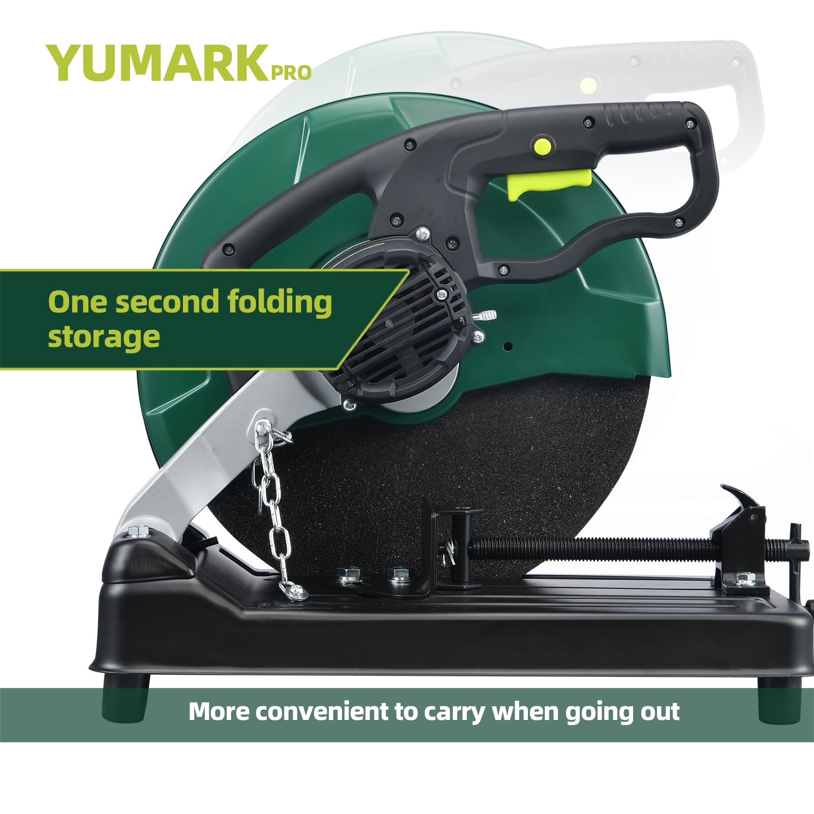 Yumark Abrasive Chop Saw - Metal Cutting Power -8