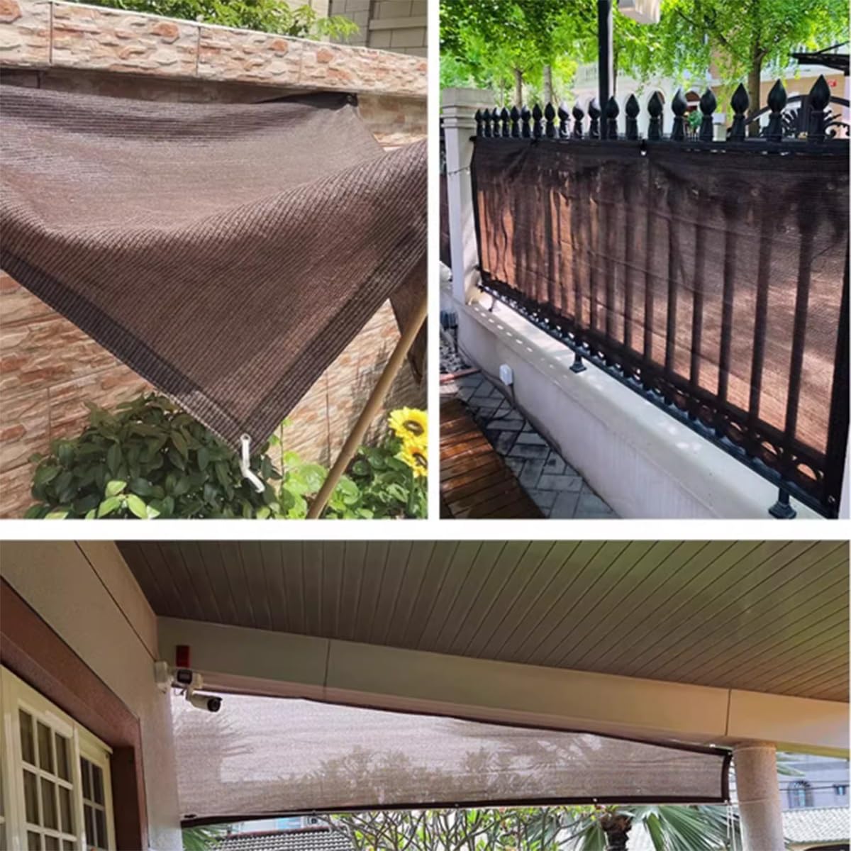 Tkanina z żywicy UV, 80% filtr przeciwsłoneczny z przelotkami, 15 x 30 m, 5 x 20 m, idealna do szklarni, patio, stodół, bud, pomidorów, pera, 30 x 90 m